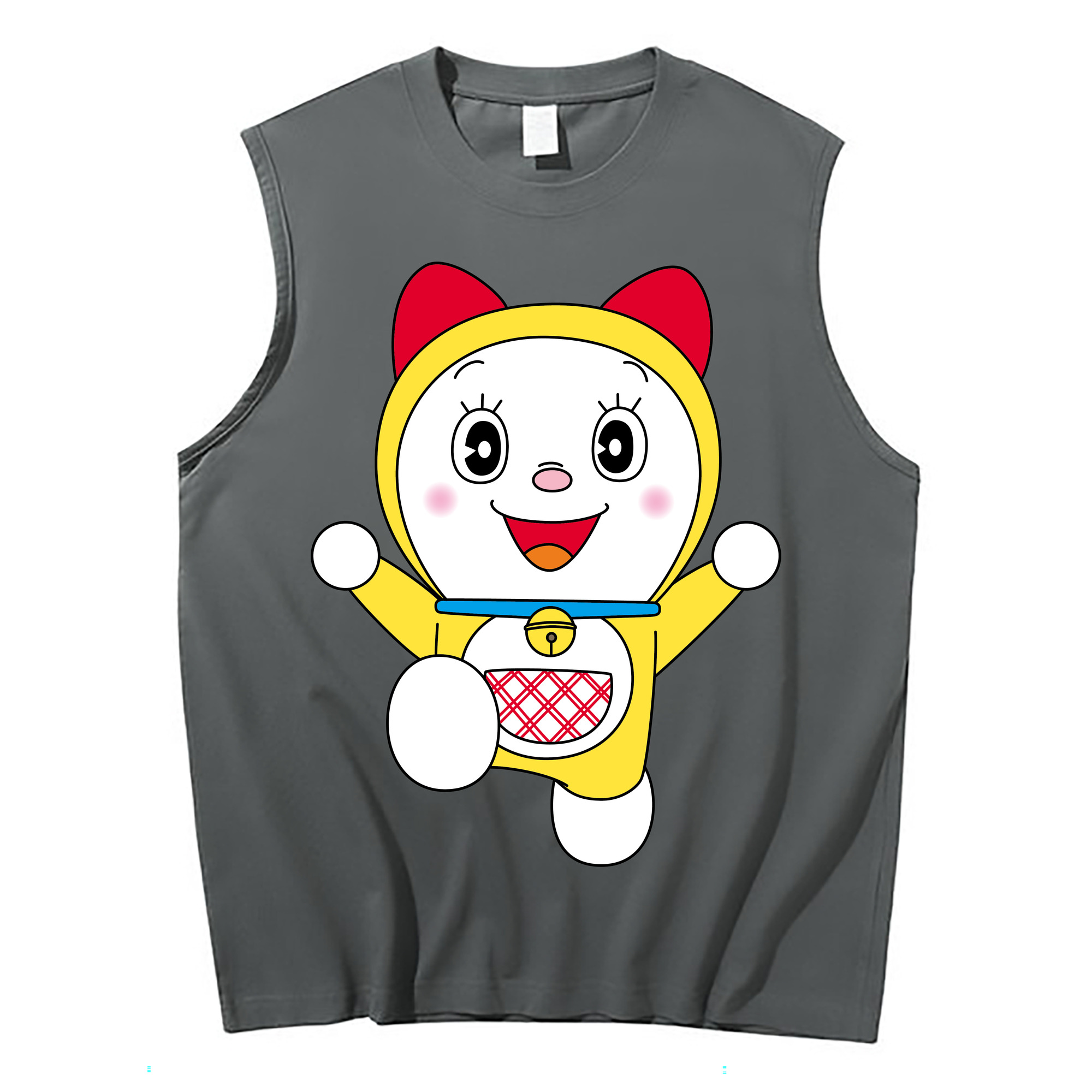 （画像用） ドラえもん ドラミ Doraemon Dorami コットン100％タンクトップ（フロントプリント）